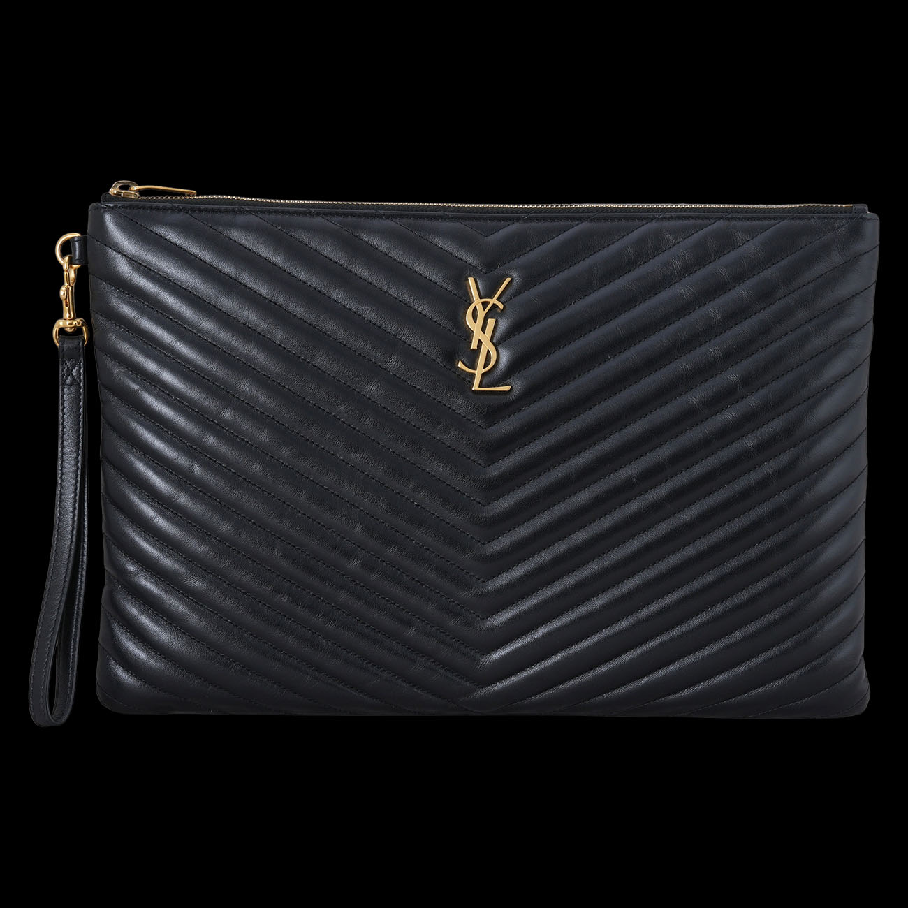 Yves Saint Laurent(USED)생로랑 쉐브론 클러치 미듐